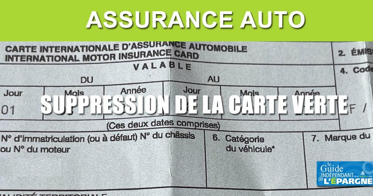 Assurance auto suppression de la carte