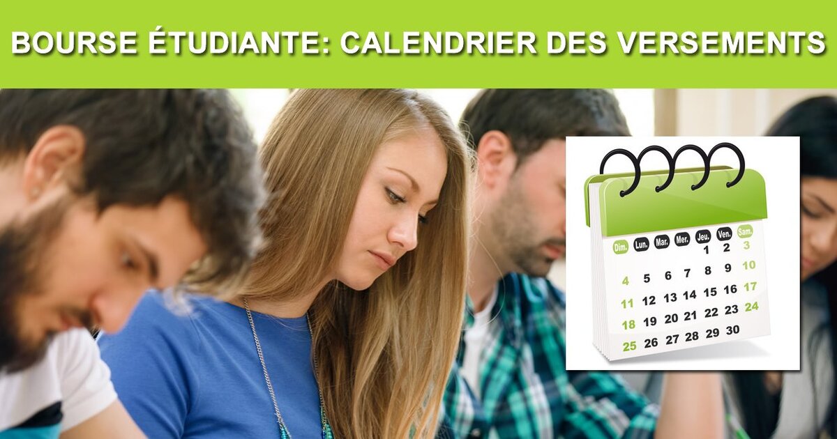 Calendrier 2025 des versements des bourses étudiantes (CROUS & Lycée)