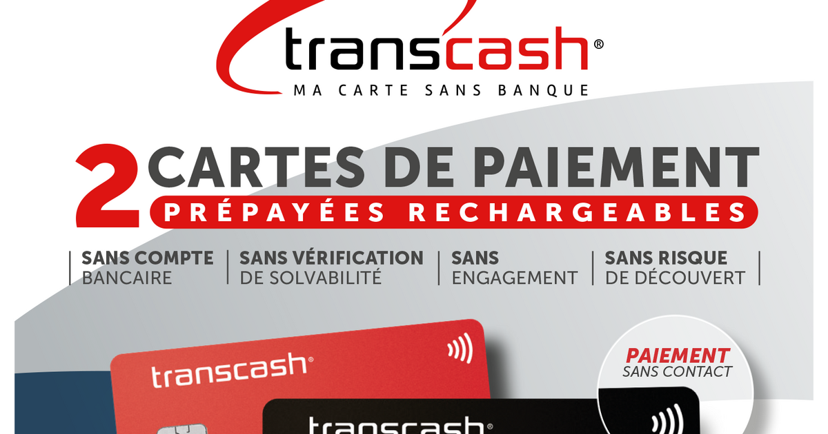 TransCash / Pack Famille pour confier une carte de paiement à vos enfants, tout en gardant le