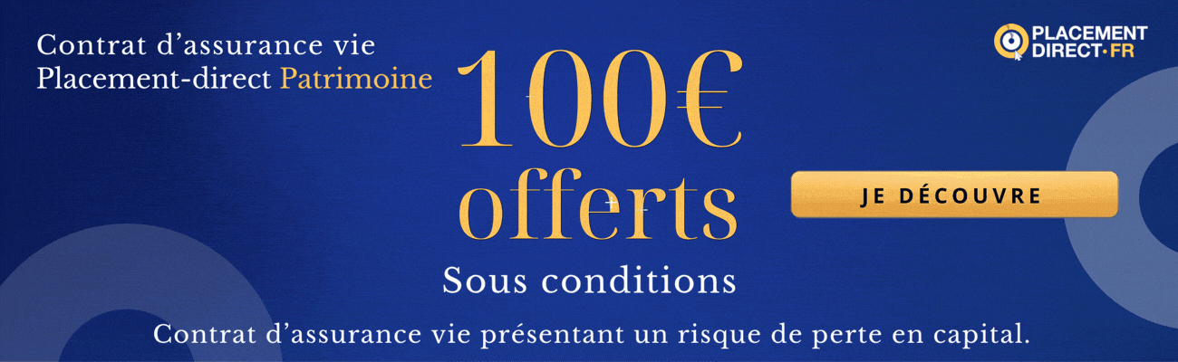 DERNIERS JOURS : 100 euros offerts sur votre contrat d'assurance vie