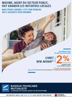 Taux boosté de 2% brut sur le livret épargne BFM Avenir