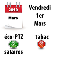 1er mars 2019 : ce qui change pour votre argent ce vendredi