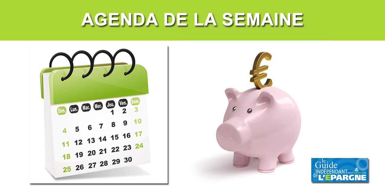 Agenda épargne de la semaine du 02 au 07 avril 2024