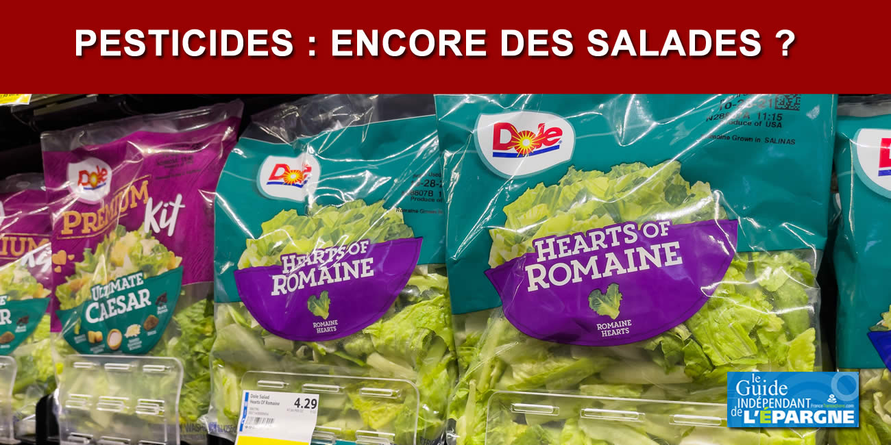 Salades en sachet : vous reprendrez bien un peu de pesticides ? Salades en sachet : vous reprendrez bien un peu de pesticides ?