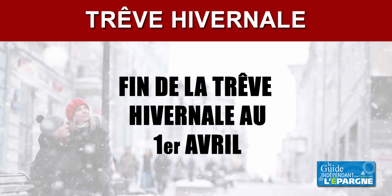 Logement : fin de la trêve hivernale ce lundi 1er avril 2026, près de 140.000 expulsions en attente Logement : fin de la trêve hivernale ce lundi 1er avril 2026, près de 140.000 expulsions en attente