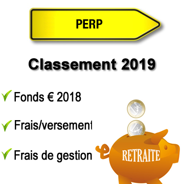 Classement 2019 des PERP Classement 2019 des PERP