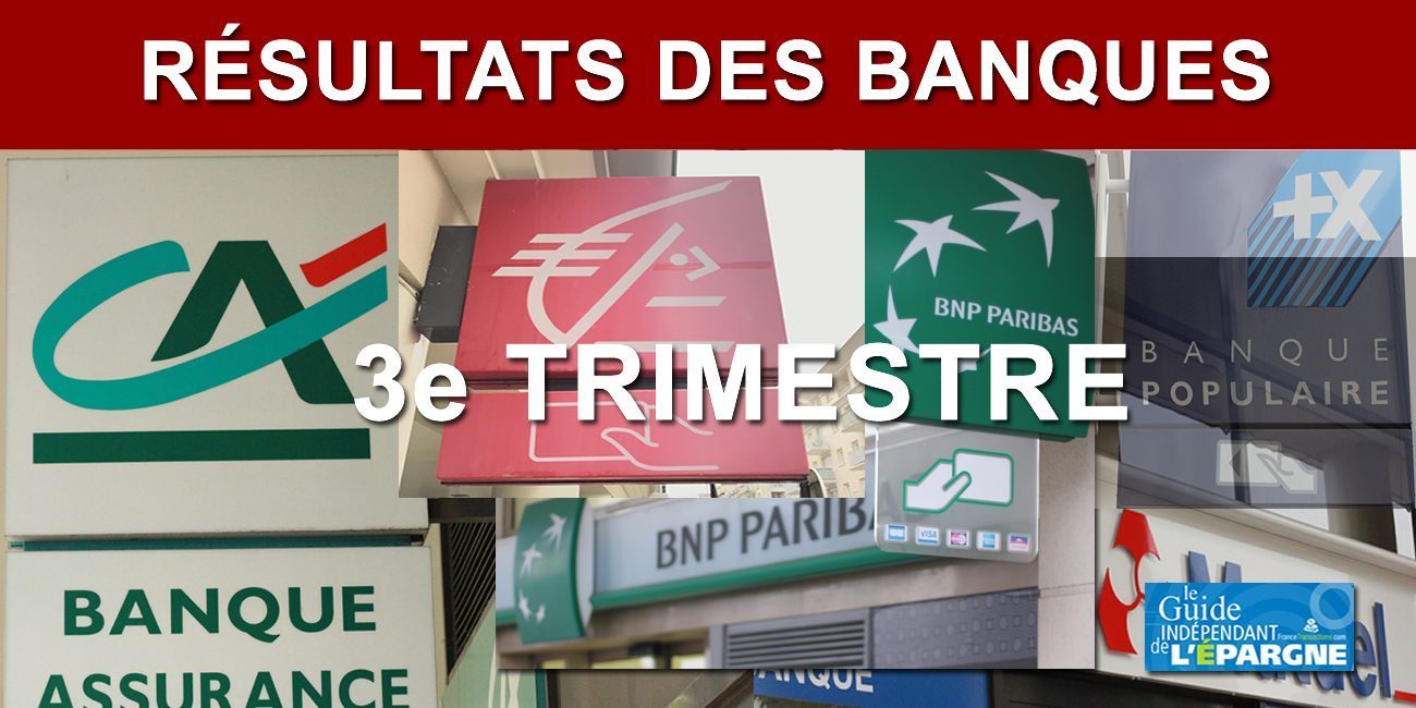 Résultats au 3e trimestre 2020 des banques (BNP, Banques populaires, Caisse d'épargne, Crédit Agricole, Société Générale)