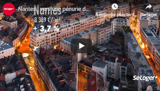 Nantes : les prix de l'immobilier explosent, pénurie de biens immobiliers oblige