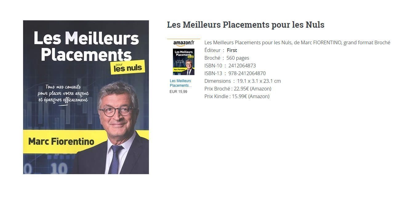 Avis sur Les meilleurs placements pour les Nuls, la bible financière de Marc Fiorantino Avis sur Les meilleurs placements pour les Nuls, la bible financière de Marc Fiorantino