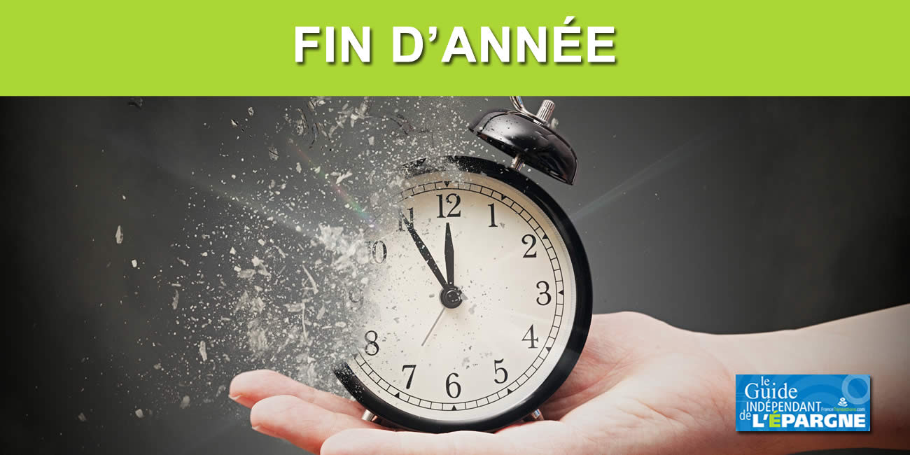 Fin d'année 2021 : attention aux dates limites pour effectuer vos dernières opérations, assurance-vie, bourse, PER, SCPI... 